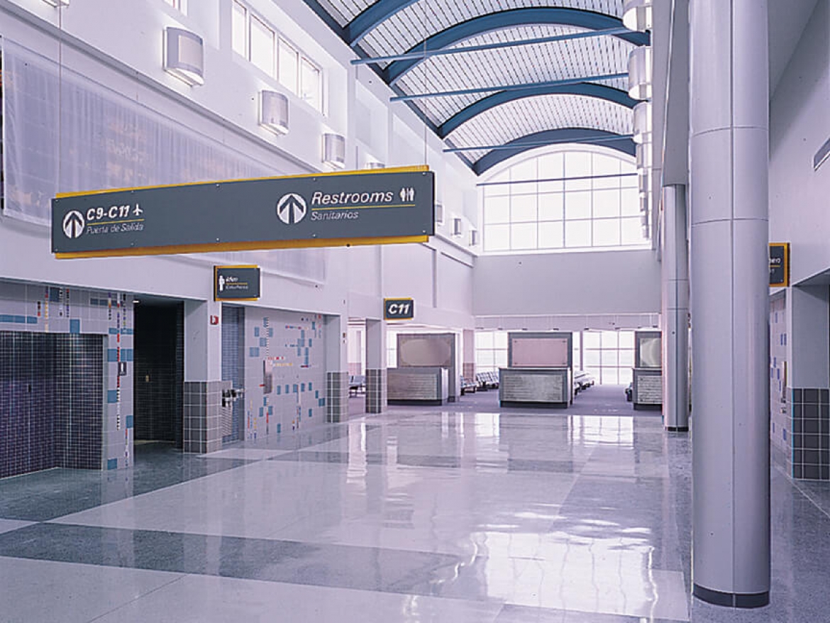 Inside New Orleans' abandoned airport terminal