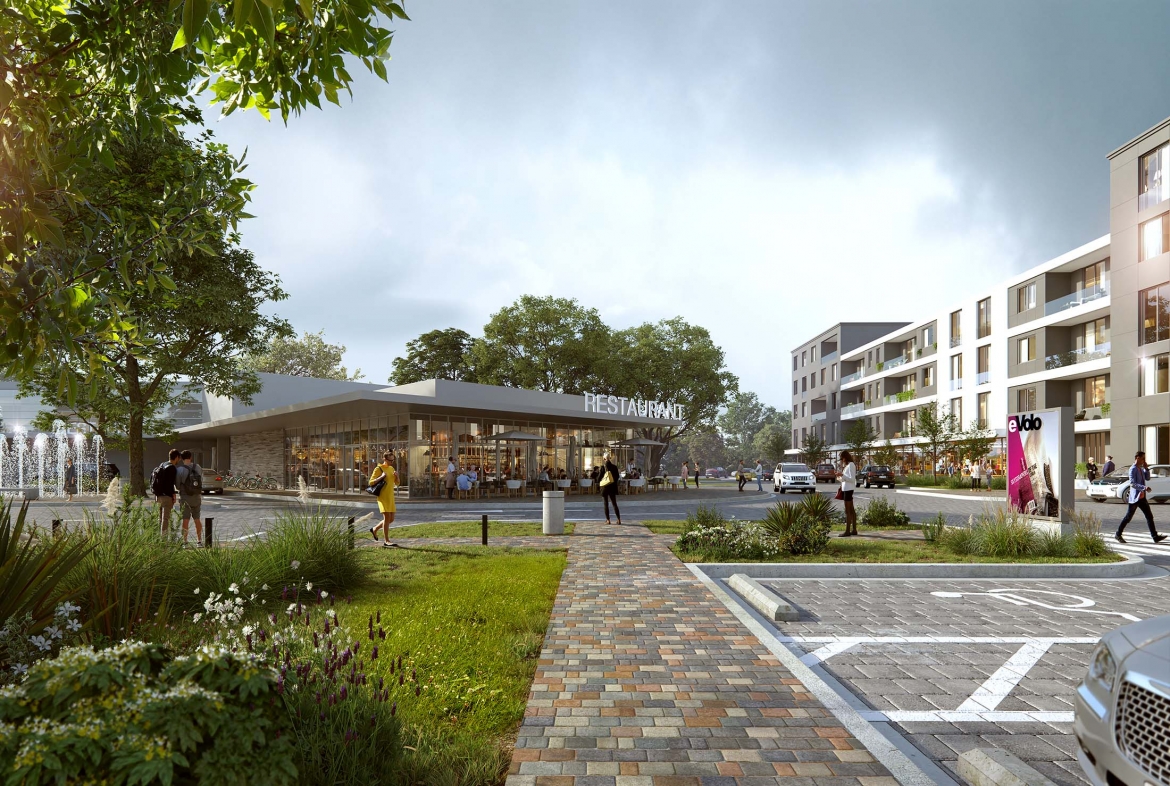 rendering of the @highland corporate campus in Baton Rouge, LA